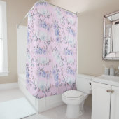 Floral Pattern Shower Curtain Douchegordijn (In situ)