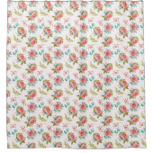 Floral Pattern Shower Curtain Douchegordijn (Voorkant)