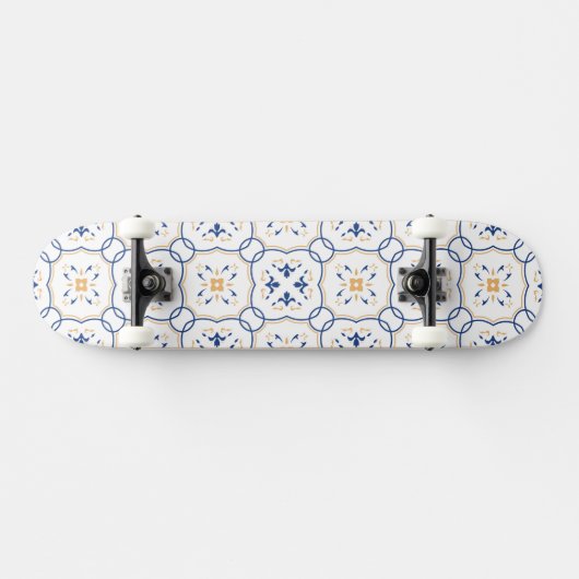 Floral Pattern Skateboard (Horizontaal)