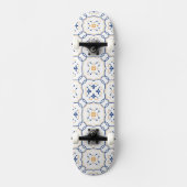 Floral Pattern Skateboard (Voorkant)