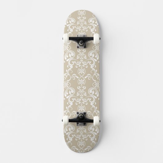 Floral Pattern Skateboard (Voorkant)