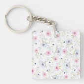  Floral Pattern Sleutelhanger (Voorkant)