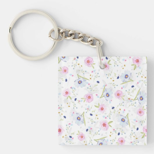 Floral Pattern Sleutelhanger (Voorkant)