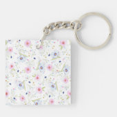  Floral Pattern Sleutelhanger (Achterkant)