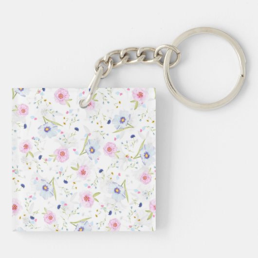 Floral Pattern Sleutelhanger (Achterkant)
