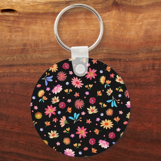 Floral Pattern Sleutelhanger (Voorkant)