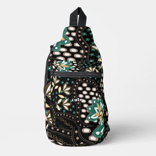 Floral Pattern Sling Bag (Voorkant)