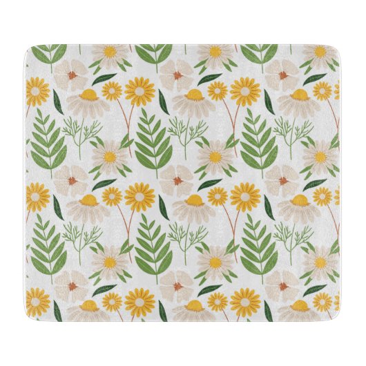 Floral Pattern Snijplank (Voorkant)