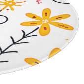Floral Pattern Snijplank (Hoek)
