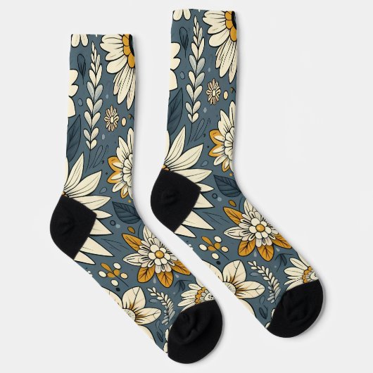  Floral Pattern Sokken (Rechts)