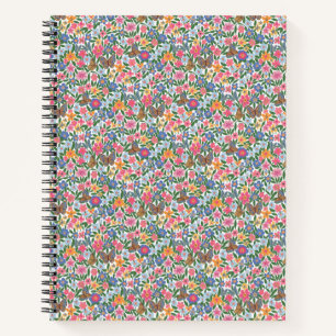 Floral Pattern Spiral Notitieboek