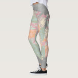 Floral Pattern States Map Leggings<br><div class="desc">Floral Pattern States Map. Artiest: Jennifer Goldberger. Afbeelding-ID: 105933GG.</div>