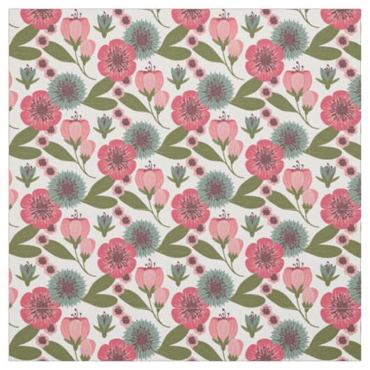 Floral Pattern Stof (Swatch)