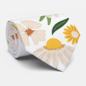 Floral Pattern Stropdas (Opgerold)