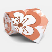 Floral Pattern Stropdas (Opgerold)