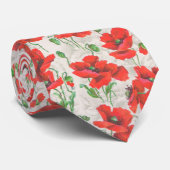 Floral Pattern Stropdas (Opgerold)