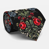  Floral Pattern Stropdas (Opgerold)