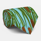 Floral Pattern Stropdas (Opgerold)