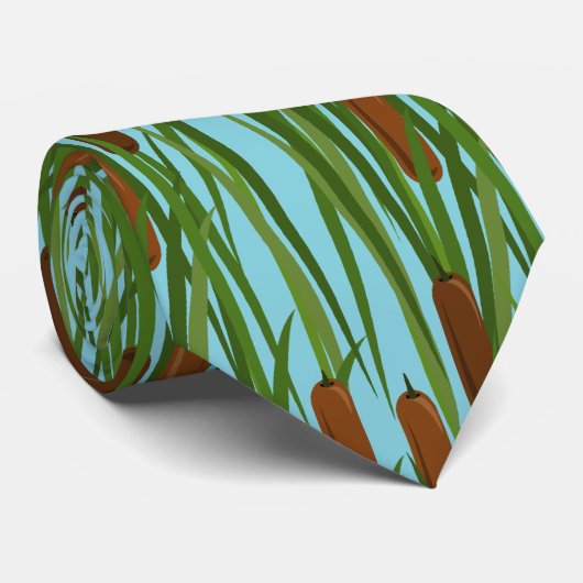 Floral Pattern Stropdas (Opgerold)