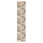  Floral Pattern Table Runner Korte Tafelloper (Voorkant)