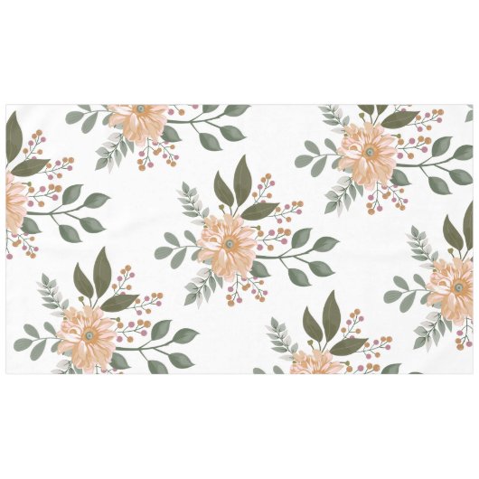 Floral Pattern Tablecloth Tafelkleed (Voorkant (Horizontaal))