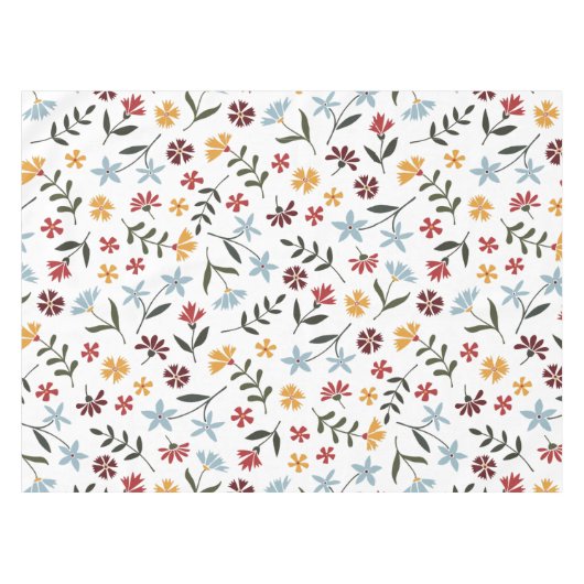 Floral Pattern Tafelkleed (Voorkant (Horizontaal))