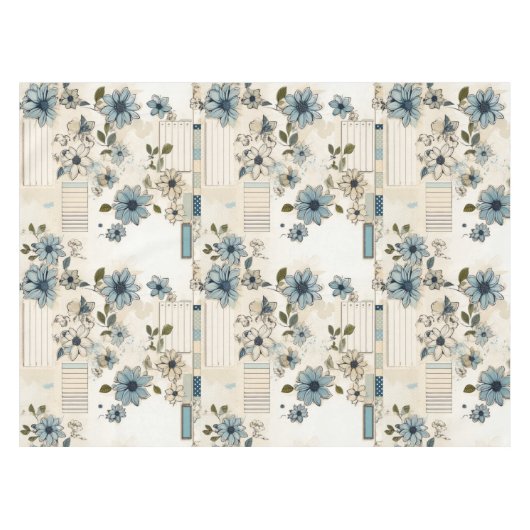 Floral Pattern Tafelkleed (Voorkant (Horizontaal))