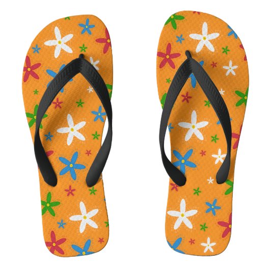Floral Pattern Teenslippers (Voetbed)