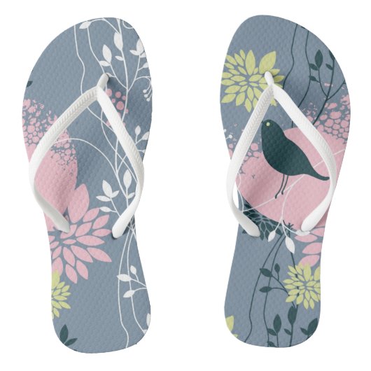 Floral Pattern Teenslippers (Voetbed)