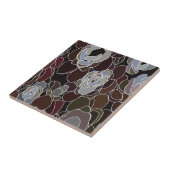 Floral Pattern Tegeltje (Zijkant)