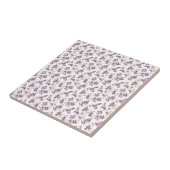 Floral Pattern Tegeltje (Zijkant)