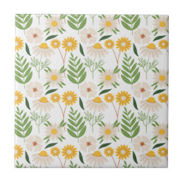 Floral Pattern Tegeltje