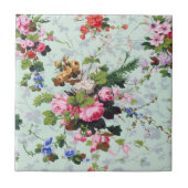  Floral Pattern Tegeltje (Voorkant)