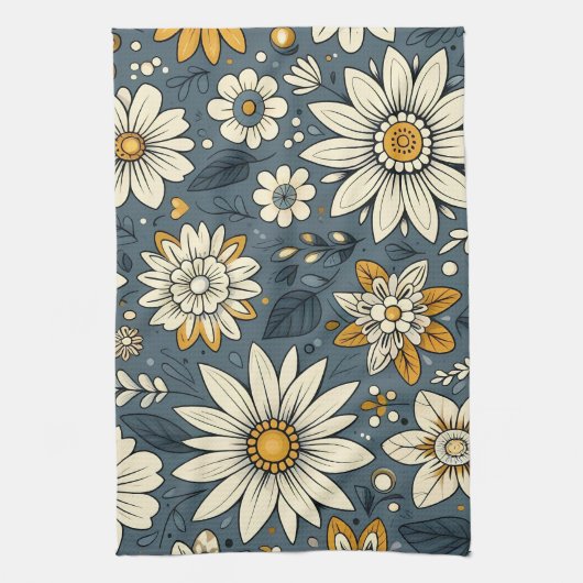 Floral Pattern Theedoek (Verticaal)