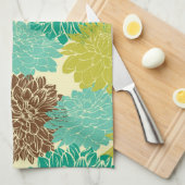 Floral Pattern Theedoek (Quarter Fold)