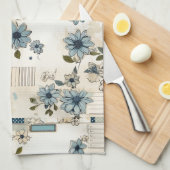 Floral Pattern Theedoek (Quarter Fold)