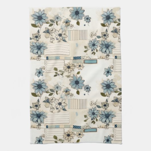 Floral Pattern Theedoek (Verticaal)