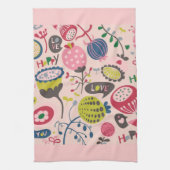 Floral Pattern Theedoek (Verticaal)