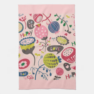 Floral Pattern Theedoek
