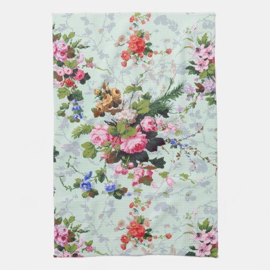 Floral Pattern Theedoek (Verticaal)