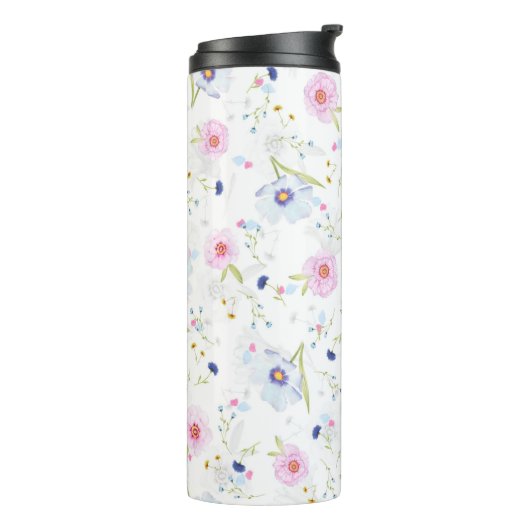 Floral Pattern Thermosbeker (Gedraaid links)
