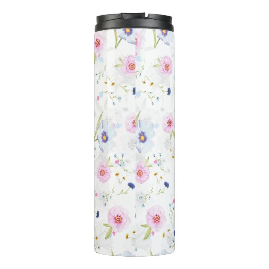 Floral Pattern Thermosbeker (Achterkant)