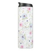  Floral Pattern Thermosbeker (Geroteerd rechts)