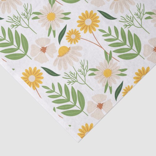 Floral Pattern Tissuepapier (Detail)