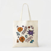 Floral Pattern Tote Bag (Voorkant)