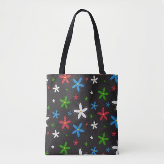Floral Pattern Tote Bag (Voorkant)