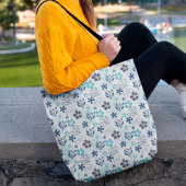Floral Pattern Tote Bag