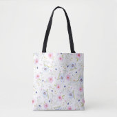  Floral Pattern Tote Bag (Voorkant)