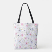  Floral Pattern Tote Bag (Achterkant)