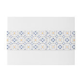 Floral Pattern Uitnodigingen Wikkel (Achterkant Voorbeeld)